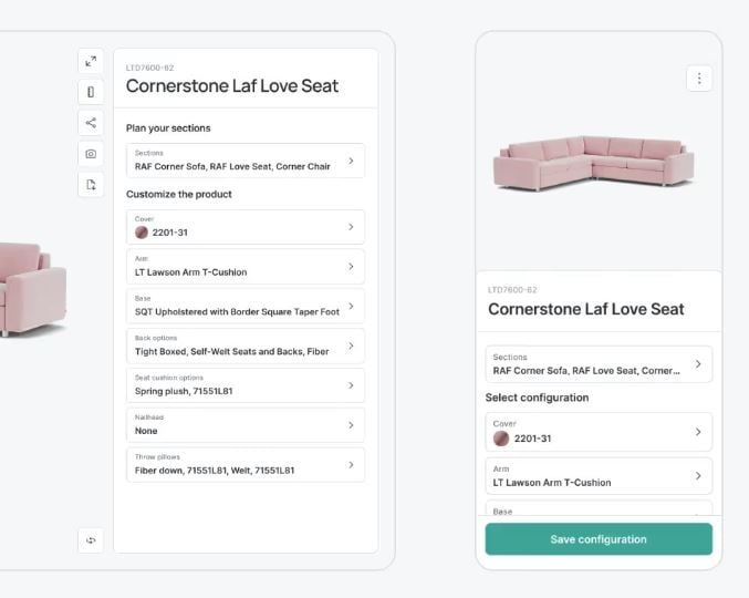Flexibile 3D Interface for Web & Mobile