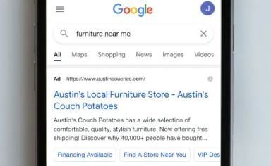 Local Digital Advertising for Furniture Stores